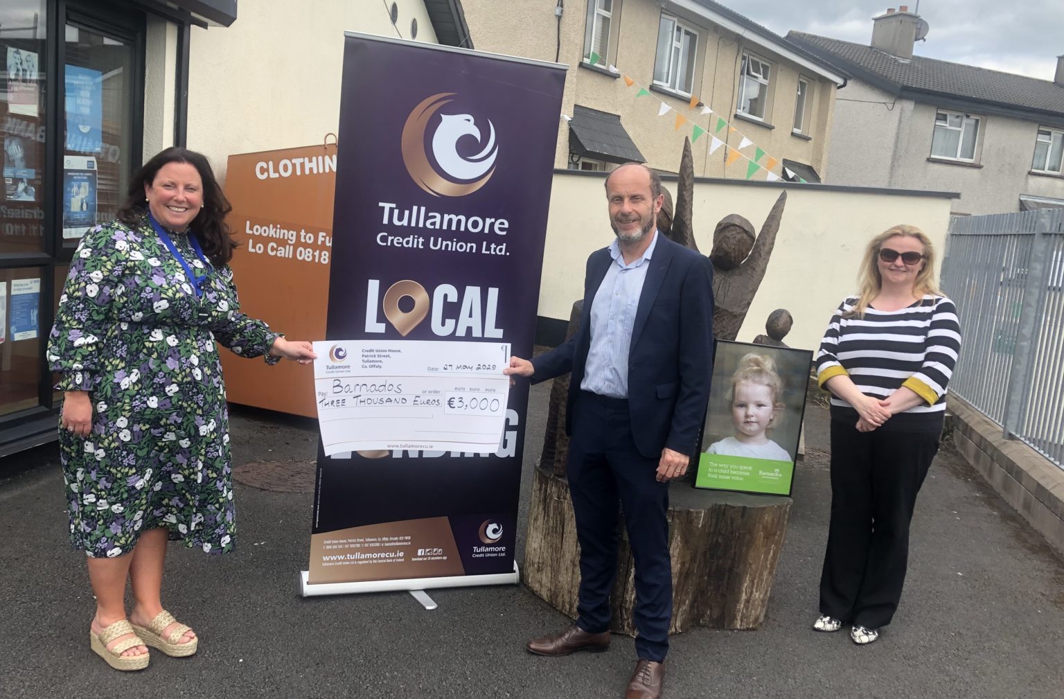 Tullamore Credit Union Ltd supporting local charities Tullamore
