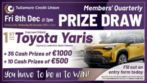 Members' Quarterly Prize Draw December 2023
